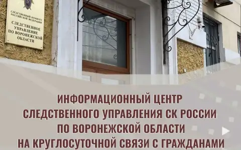Создан Информационный центр следственного управления Следственного комитета Российской Федерации по Воронежской области 