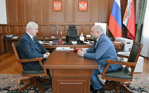 Александр Гусев встретился с депутатом Иваном Воробьевым Александр Гусев встретился с депутатом Иваном Воробьевым